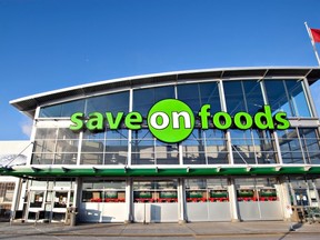 Save-On-Foods is moving into the Winnipeg market, opening three stores on Saturday. (CODIE MCLACHLAN/POSTMEDIA NETWORK FILE PHOTO)