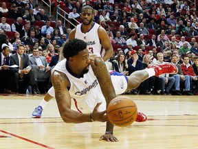 DeAndre Jordan verbally agreed to a four-year, $80-million offer from the Dallas Mavericks only to have an apparent change of heart. Jordan, who has been with the Los Angeles Clippers since 2009, has decided to stay with the team.  (AFP/PHOTO)