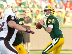 Matt Nichols threw for three touchdowns on Thursday. (Jason Franson, The Canadian Press)