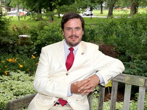 Kingston city councillor Peter Stroud in City Park in Kingston on Thursday July 10 2015. Ian MacAlpine/The Kingston Whig-Standard/Postmedia Network