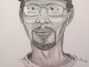 The Edmonton Police Service is releasing a composite sketch to help identify a suspect in an alleged attempted sexual assault that occurred in Mill Creek Ravine earlier this week. Photo supplied by EPS/Edmonton Sun/Postmedia Network
