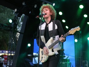 Francesco Yates performs at the Coca Cola stage at the Calgary Stampede in Calgary, Alta. on Wednesday July 8, 2015. Stuart Dryden/Calgary Sun/Postmedia Network