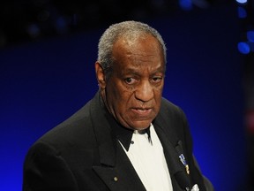 This March 16, 2009 file photo shows US entertainer Bill Cosby at the Jackie Robinson Foundation annual Awards Dinner at the Waldorf Astoria Hotel in New York. "I'm far from finished," Bill Cosby said on February 25, 2015, as he has been accused by thirty women of sexual assault or rape, and whose career is largely slowed. "Dear fans, for 53 years you gave me your love, support, respect and trust. Thank you!", wrote the star of TV, long regarded as the ideal father of America with his character in "The Cosby Show", the sitcom he created, and which has brought him phenomenal success around the world in the late 80s and early 90s.  AFP PHOTO/STAN HONDA