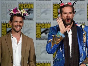 Hugh Dancy (L) and Bryan Fuller. 

Ethan Miller/Getty Images/AFP