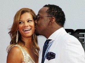 Bobby Brown and his wife Alicia Etheridge. (WENN.COM)