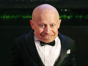 Actor Verne Troyer arrives on the red carpet at the Muhammad Ali Celebrity Fight Night Awards XIX in Phoenix, Arizona March 23, 2013. REUTERS/Ralph Freso
