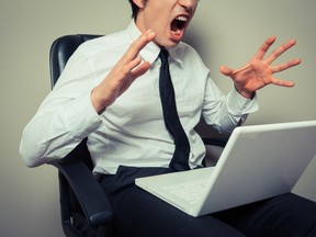 Swearing at the office could affect your career. (Fotolia)
