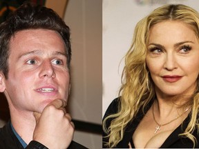 Glee actor Jonathan Groff says Madonna was using her phone during a stage show despite the singer's insistence she was not texting during the performance. (WENN.COM)