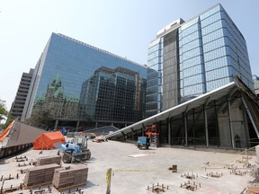 Construction continues at the Bank of Canada building at the corner of Bank Street and Wellington Street on Monday July 13, 2015.  
Tony Caldwell/Ottawa Sun