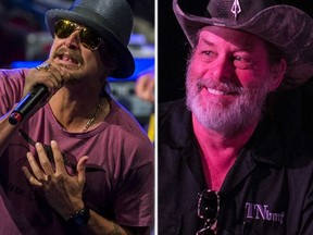 (L-R) Kid Rock and Ted Nugent. (Reuters file photos)