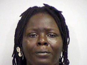 This undated booking photo provided by the Irving Police Department shows Patricia Denise Allen. (Irving Police Department, via AP)