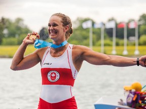 Canadian and former Laurentian University standout Carling Zeeman won gold in the Women's Single Sculls on Tuesday morning at the Toronto 2015 Pan Am Games on the Royal Canadian Henley course in St. Catharines.