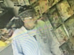 Ottawa police are looking for a suspect in relation to a July 9, 2015, robbery at a Montreal Rd. drug store. An arrest warrant has been issued for David English, 51, of no fixed address, on a single count of robbery.  (Submitted image)