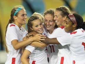 After an absence from international play, Londoner Shelina Zadorsky scored two goals in Canada?s opening win. (The Canadian Press)