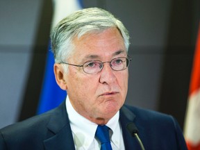 Toronto Community Housing Corporation CEO Greg Spearn addresses the media following the release of an interim report from a TCHC task force in Toronto Wednesday July 15, 2015. (Ernest Doroszuk/Toronto Sun)