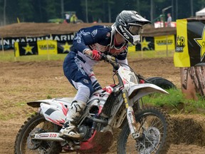 Aylmer's Colton Facciotti finished fourth overall Sunday at Gopher Dunes in Round 5 of the Rockstar Energy Drink Motocross Nationals.