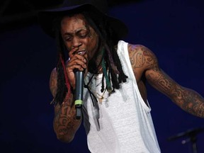 Lil Wayne.

AFP PHOTO/HECTOR RETAMAL