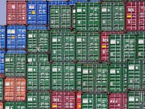 Cargo containers.  REUTERS/Bob Riha, Jr.