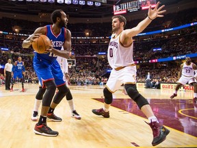 Luc Richard Mbah a Moute, formerly of the Philadelphia 76ers, had his contract with the Kings voided just two days after he signed a one-year deal as a free agent. (Jason Miller/AFP)