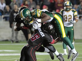 The last time the Eskimos travelled to Ottawa, they came away with a 10-8 win. (Tony Caldwell, Postmedia Network)