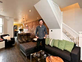 TV actor Damon Runyan is really attracted to the urban cabin feeling stressing his home should have the right balance of modern and vintage.