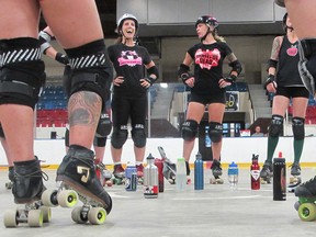 The Kingston Derby Girls are the city’s first roller derby league. (Anisa Rawhani/For the Kingston Whig-Standard)