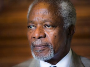 Former UN Secretary General Kofi Annan. (REUTERS/Berit Roald)