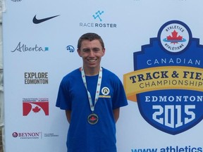 Local athlete, Royden Radowits, brought home silver from the Canadian Track and Field Championships held in Edmonton from July 2 to 5, 2015. Radowits competed at the Men’s 5000-metre Run Junior competition. Radowits will also be representing Canada at the Panamerican Junior Athletics Championships from July 31 to Aug. 2, 2015 in Edmonton.