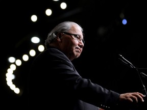 Justice Murray Sinclair, Chair of the Truth and Reconciliation Commission, makes a speech earlier this year. (David Bloom/Postmedia Network file photo)