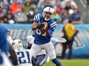 Several teams are showing interest in veteran wide receiver Reggie Wayne, who wants to play one more season in the NFL. (Jim Brown/USA TODAY Sports/Files)