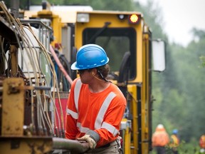 Infrastructure work being done by ONR teamsters.