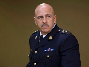 RCMP deputy commissioner Mike Cabana. (THE CANADIAN PRESS/Adrian Wyld)