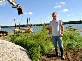 Brad Glasman, the Upper Thames River Conservation Authority’s co-ordinator of conservation services, at Fanshawe Lake in London Ont. July 21, 2015. The UTRCA is installing fish habitat to improve wildlife and recreational fishing in the reservoir.
CHRIS MONTANINI\LONDONER\POSTMEDIA NETWORK