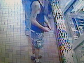 The Ottawa Humane Society is seeking this man after witnesses say a dog was punched and kicked near the Eastview Plaza along Selkirk St. (OHS Submitted image)
