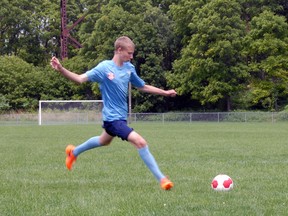 For 16-year-old St. Thomas defender Keegan Windover, an invite to a Wolverhampton Wanderers' national camp puts him in select company - one of 100 invited out of approximately 20,000 players scouted. (Ian McCallum, Times-Journal)