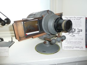 The magic lantern (or slide projector) became a popular teaching tool at the turn of the century.