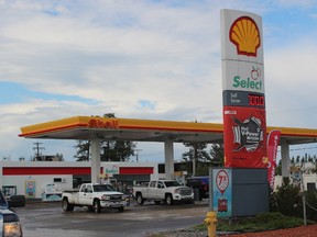 An unscheduled maintenance at the Scotford refinery is causing shortages across northern Alberta. Whitecourt's Shell gas station (pictured) was without gasoline for the past few weeks.