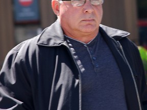 Perry Hatzipetrakos is pictured leaving court in Midland on Wednesday July 22, 2015. (Tracy McLaughlin/Toronto Sun)