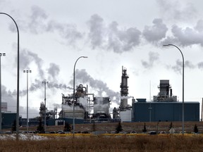 Exterior view of the Scotford Refinery plant.   Perry Mah/ Edmonton Sun
