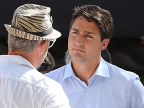 Liberal leader Justin Trudeau supports Glenn Price's medical marijuana dispensary, despite the fact the business has not been granted a license to deal by Health Canada. (Kevin King/Winnipeg Sun)