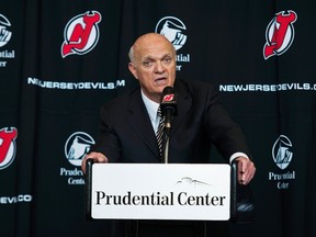 Lou Lamoriello is leaving the Devils organization after 28 years to become the general manager of the Maple Leafs on Thursday, July 23, 0215. (Eduardo Munoz/Reuters)