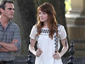 Joaquin Phoenix and Emma Stone in a scene from Woody Allen's Irrational Man. (Mongrel Media)