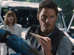 Chris Pratt in Jurassic World. 

(Courtesy)