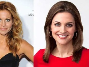 Candace Cameron Bure (L) and Paula Faris.

(AFP/Wikicommons)