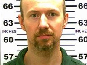 David Sweat, 34, is pictured in this undated handout photo obtained by Reuters June 6, 2015. (REUTERS/New York State Police/Handout/files via Reuters)
