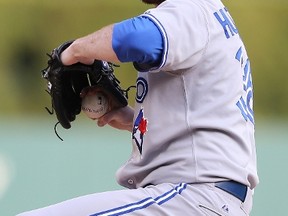 Blue Jays' Drew Hutchison should be ready to start on Friday in Seattle after falling ill and missing his scheduled start on Thursday in Oakland, according to manager John Gibbons. (AFP/PHOTO)