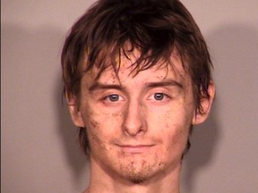 This photo provided by the Broken Arrow, Okla., Police Department shows Robert Bever, a suspect in the stabbing deaths of an Oklahoma family in Broken Arrow, Thursday, July 23, 2015. (Broken Arrow Police Department via AP)
