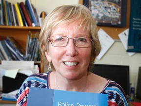 SUBMITTED PHOTO
Cecelia Reilly has taught Justice Studies at Loyalist College for 23 years and has been the co-ordinator of the Police Foundations program at the community college for eight years. She has co-written the program’s new textbook Police Powers, along with Brian Moorcroft of Centennial College in Toronto and Howie Page, a former member of the Toronto Police Service.