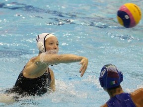 Kindred Paul started swimming with the Stony Plain Sharks and playing with the Spruce Grove Polo Bears. The 19-year-old defender recently got back from the World University Games (2015 Universiade) in South Korea, and will begin her second season in the NCAA with the University of California (Berkeley) Golden Bears this fall. - Photo Supplied