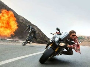 Tom Cruise in Mission Impossible: Rogue Nation. 

(Courtesy)